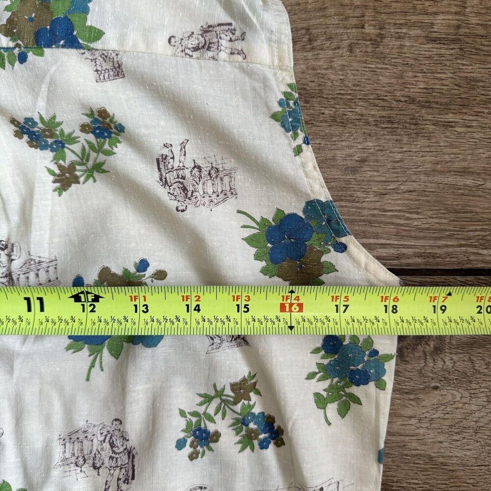 Vintage Floral Print Sleeveless Dress Size 7/8 - Picture 11 of 15